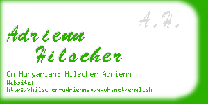 adrienn hilscher business card